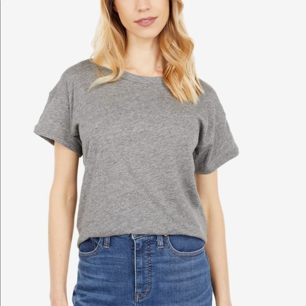 Madewell gray tee 100% cotton XS